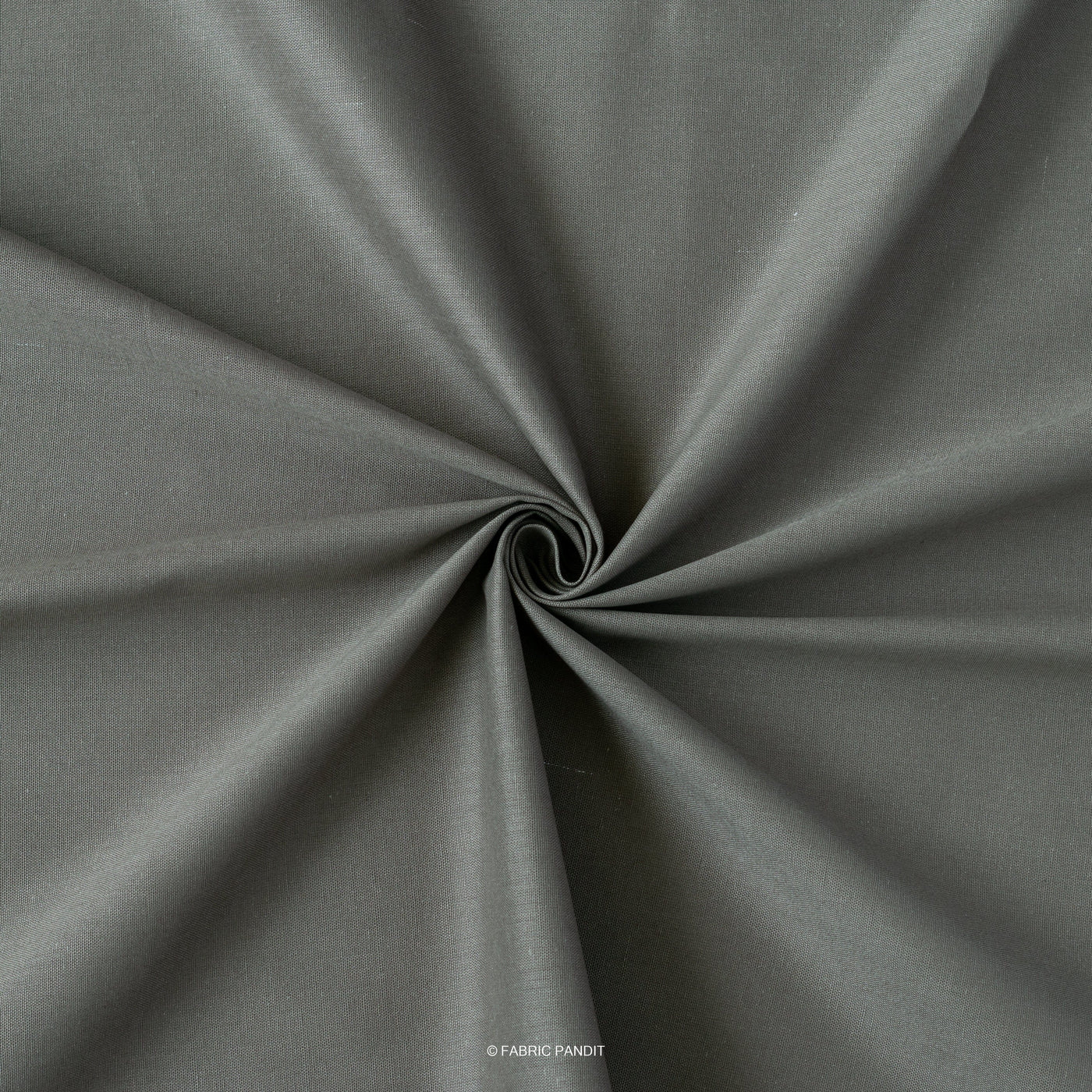 Cotton Linen Fabric Cut Piece (CUT PIECE) Dusty Grey Color Pure Cotton Linen Fabric (Width 42 Inches)