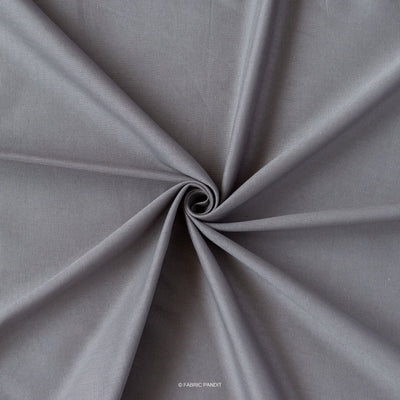 Cotton Linen Fabric Cut Piece (CUT PIECE) Grey Color Pure Cotton Linen Fabric (Width 42 Inches)