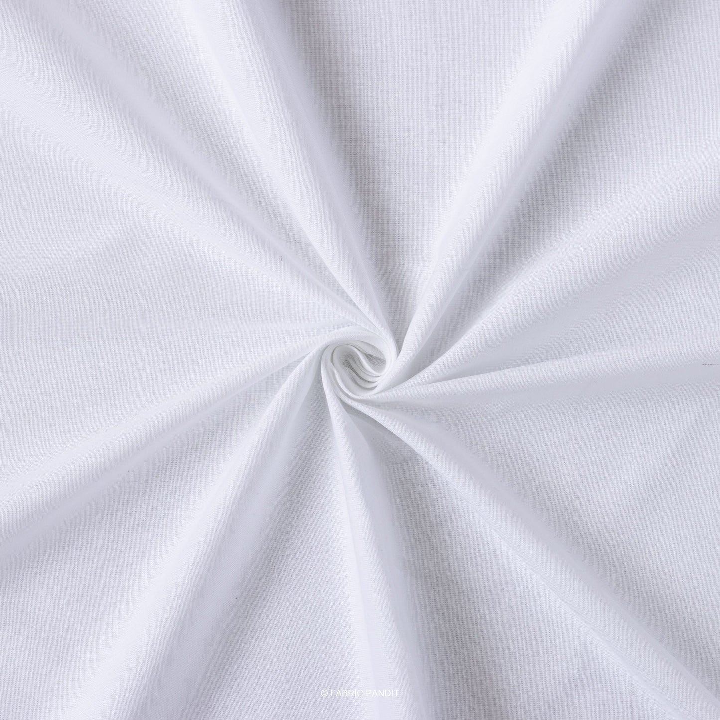 Cotton Linen Fabric Cut Piece (CUT PIECE) Snow White Color Pure Cotton Linen Fabric (Width 52 Inches)