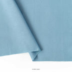 Cotton Linen Fabric Cut Piece (CUT PIECE) Steel Blue Color Pure Cotton Linen Fabric (Width 42 Inches)