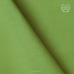 Cotton Linen Fabric Fabric Apple Green Color Pure Cotton Linen Fabric (Width 42 Inches)