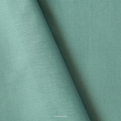 Cotton Linen Fabric Fabric Aquamarine (Light) Color Pure Cotton Linen Fabric (Width 42 Inches)