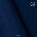 Cotton Linen Fabric Fabric Dark Blue Color Pure Cotton Linen Fabric (Width 42 Inches)