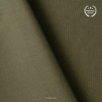 Cotton Linen Fabric Fabric Military Green Color Pure Cotton Linen Fabric (Width 42 Inches)