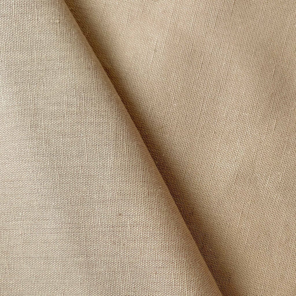 Nude Brown Color Pure Cotton Linen Fabric (Width 42 Inches) – Fabric Pandit