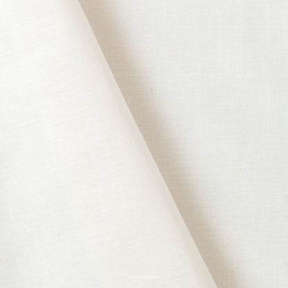 Cotton Linen Fabric Fabric Off-White Color Pure Cotton Linen Fabric (Width 42 Inches)