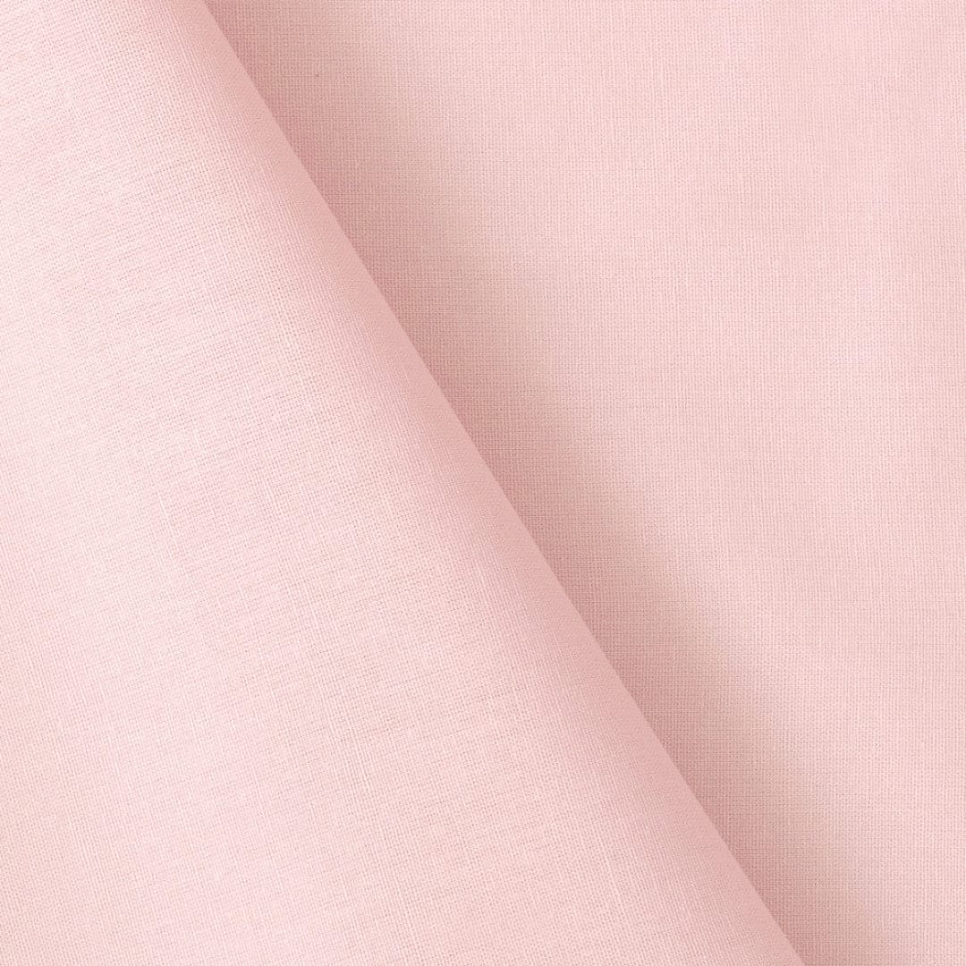 Cotton Linen Fabric Fabric Pastel Pink Color Pure Cotton Linen Fabric (Width 42 Inches)