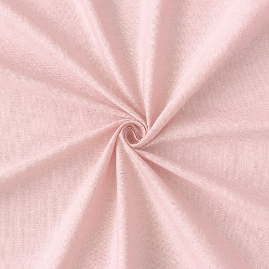 Cotton Linen Fabric Fabric Pastel Pink Color Pure Cotton Linen Fabric (Width 42 Inches)