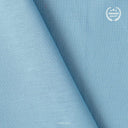 Cotton Linen Fabric Fabric Steel Blue Color Pure Cotton Linen Fabric (Width 42 Inches)