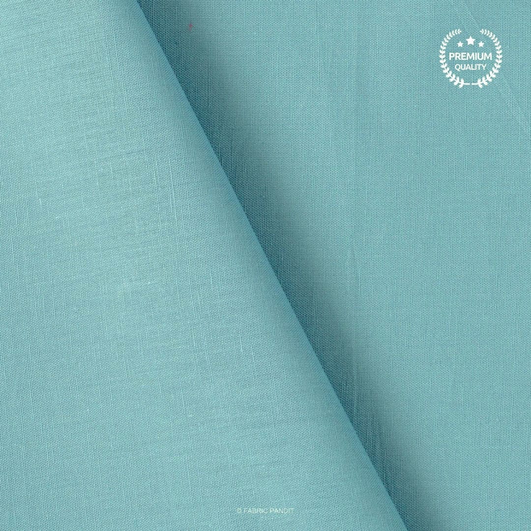 Cotton Linen Fabric Fabric Steel Blue Cotton Linen Fabric