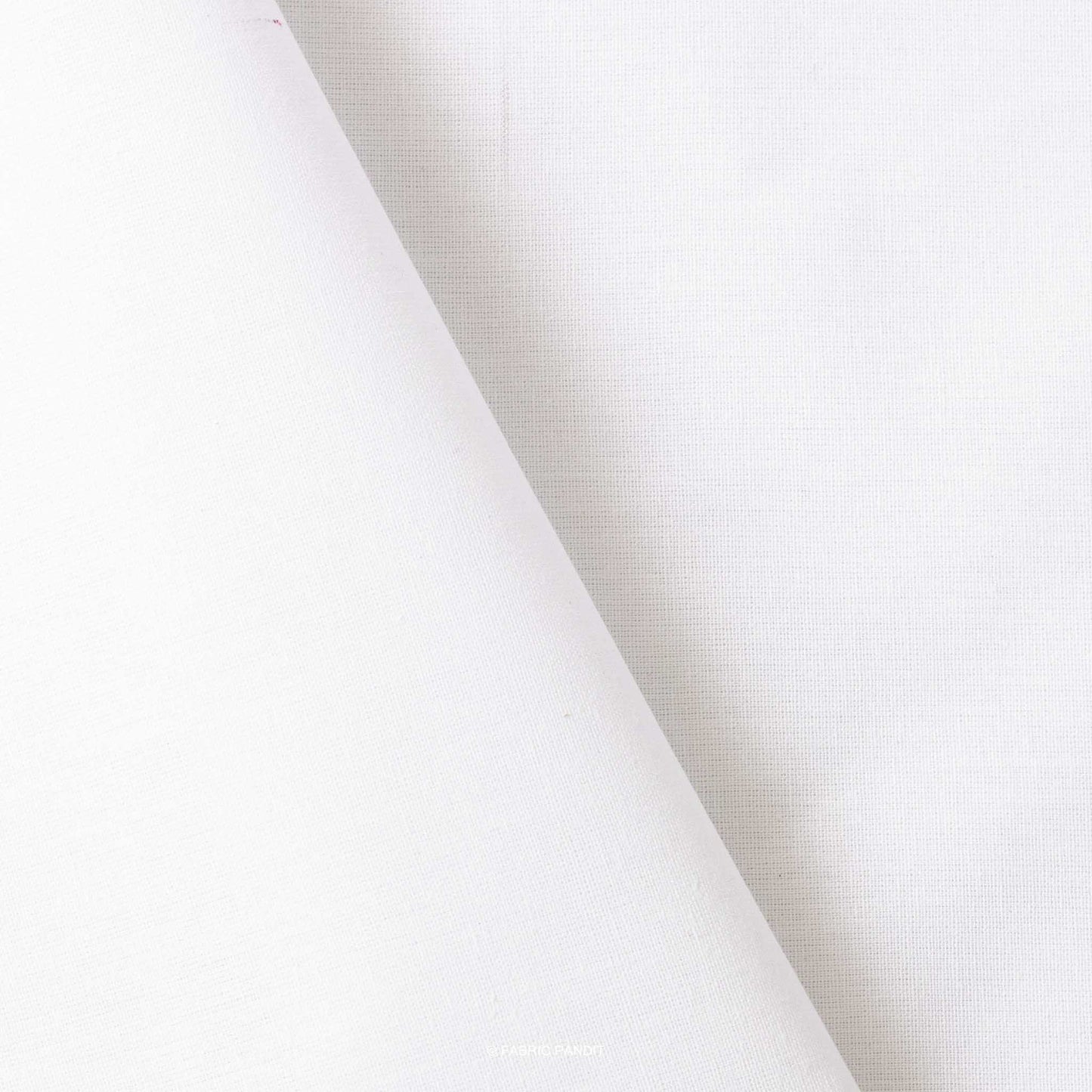 Cotton Linen Shirting Fabric Shirt Snow White Pure Cotton Linen Unstitched Men's Shirt Piece (42 inches | 2.25 meters)