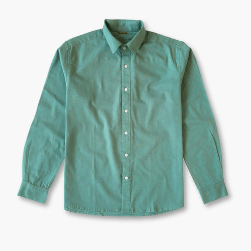Cotton Linen Shirts Men's Shirt Aquamarine Pure Cotton Linen Shirt Piece