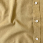 Cotton Linen Shirts Men's Shirt Khaki Pure Cotton Linen Shirt Piece