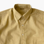 Cotton Linen Shirts Men's Shirt Khaki Pure Cotton Linen Shirt Piece