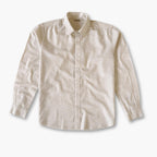 Cotton Linen Shirts Men's Shirt Natural White Cotton Linen Shirt Piece