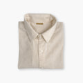 Cotton Linen Shirts Men's Shirt Natural White Cotton Linen Shirt Piece