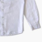 Cotton Linen Shirts Men's Shirt Snow White Cotton Linen Shirt Piece