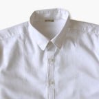 Cotton Linen Shirts Men's Shirt Snow White Cotton Linen Shirt Piece