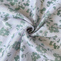 Digital Printed Chanderi Fabric Fabric Dull Green Abstract Floral Printed Chanderi Fabric (Width 43 Inches)