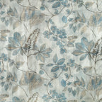Digital Printed Mul Chanderi Fabric Fabric Dusty Blue & Grey Mul Chanderi Fabric