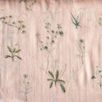 Digital Printed Mul Chanderi Fabric Fabric Ivory Peach Mul Chanderi Fabric