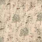 Digital Printed Mul Chanderi Fabric Fabric Light Peach Mul Chanderi Fabric