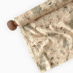 Digital Printed Mul Chanderi Fabric Fabric Light Peach Mul Chanderi Fabric