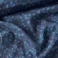 Digital Printed Mul Chanderi Fabric Fabric Midnight Blue Mul Chanderi Fabric