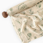 Digital Printed Mul Chanderi Fabric Fabric Pastel Peach Mul Chanderi Fabric