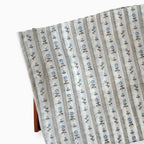 Digital Printed Suit Set Unstitched Suit Natural White & Blue Mul Chanderi Combo Set