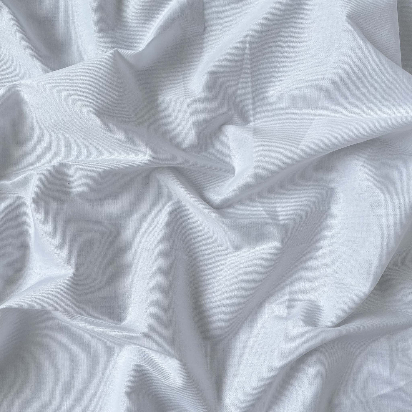 Dyeable Fabric Cut Piece 1 MTR (CUT PIECE) White Dyeable Pure Cotton Lycra Plain Fabric (Width 45 Inches, 155 Gms)