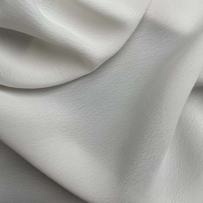 Dyeable Fabric Cut Piece 1 MTR (CUT PIECE) White Dyeable Pure Viscose Dull Crepe Plain Fabric (Width 50 Inches, 120 Gms)