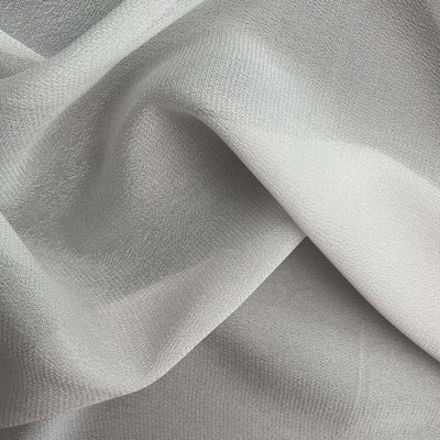 Dyeable Fabric Cut Piece (CUT PIECE) White Dyeable Pure 75X75 Viscose Crepe Plain Fabric (Width 40 Inches)