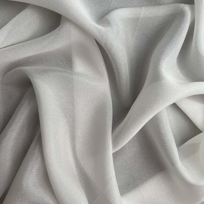 Dyeable Fabric Cut Piece (CUT PIECE) White Dyeable Pure 75X75 Viscose Crepe Plain Fabric (Width 40 Inches)