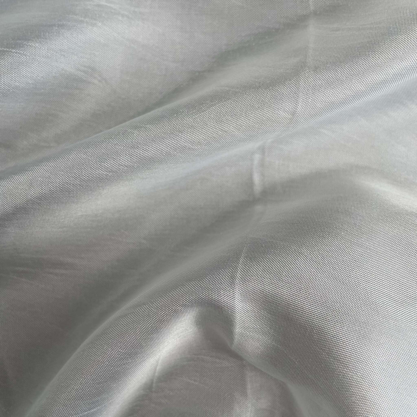 Dyeable Fabric Cut Piece (CUT PIECE) White Dyeable Pure Bemberg Habutai Plain Fabric (Width 42 Inches)