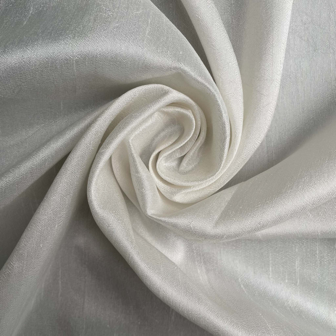 Dyeable Fabric Cut Piece (CUT PIECE) White Dyeable Pure Bemberg Raw Silk Plain Fabric (Width 45 Inches)