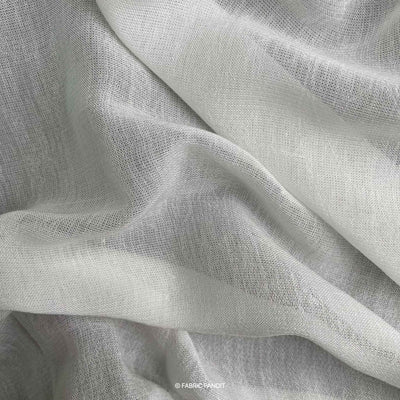 Dyeable Fabric Cut Piece (CUT PIECE) White Dyeable Pure Modal Georgette Plain Fabric (Width 44 inches)