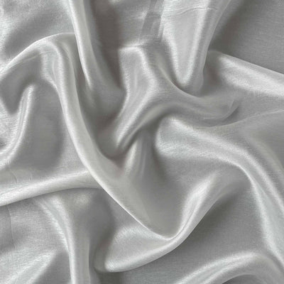 Dyeable Fabric Fabric White Dyeable Pure Bemberg Russian Silk Plain Fabric (Width 44 Inches, 68Gms)