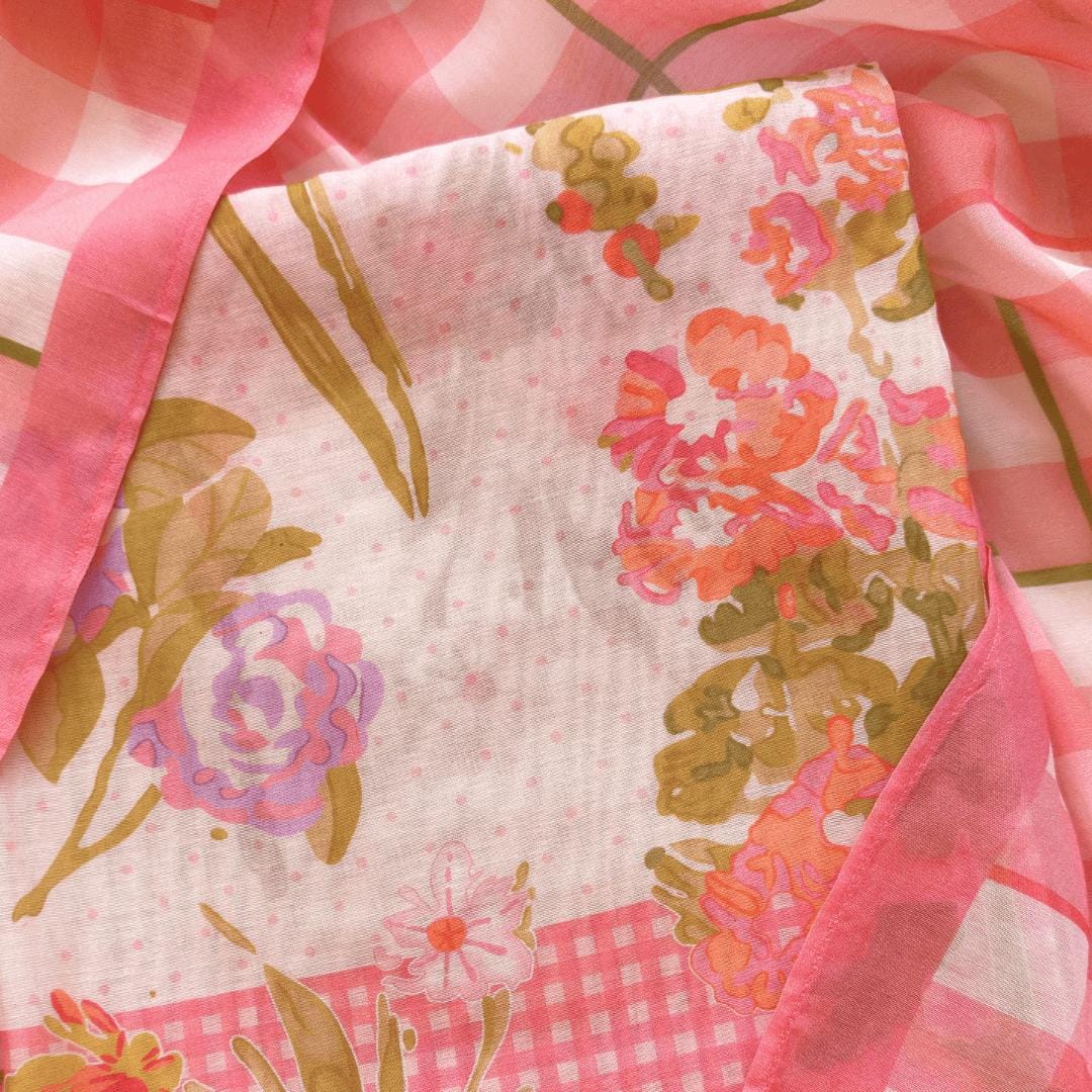 Everyday Botanicals Unstitched Suit Unstitched Suit Off-White Chanderi Suit Set