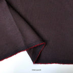 Fabric Pandit Fabric Black & Red Textured Premium Suiting Fabric (Width 58 Inches)