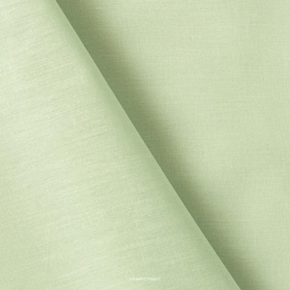 Fabric Pandit Fabric Light Aquamarine Color Pure Cotton Linen Fabric (Width 42 Inches)