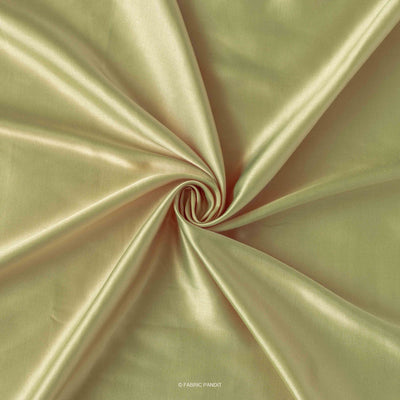 Fabric Pandit Fabric Light Jade Green Plain Modal Satin Fabric (Width 44 Inches)