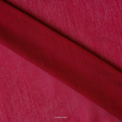 Fabric Pandit Fabric Magenta Color Plain Chanderi Fabric (Width 43 Inches)