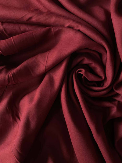 Fabric Pandit Fabric Mahogany Color Pure Rayon Fabric