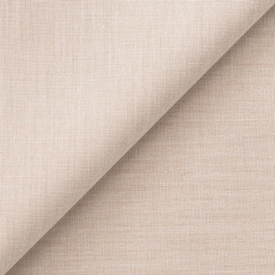 Fabric Pandit Fabric Men's Cream Cotton Yarn Dyed Shirting Fabric (Width 58 inch)