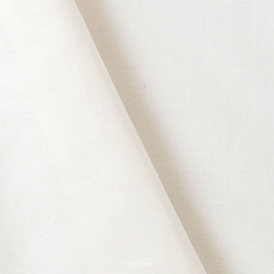 Fabric Pandit Fabric Off-White Color Pure Cotton Linen Fabric (Width 42 Inches)