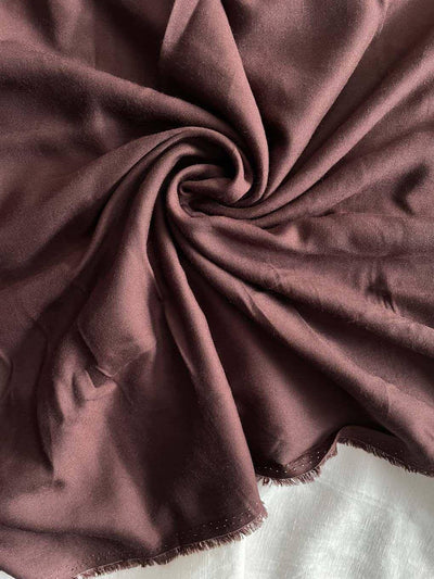 Fabric Pandit Fabric Seal Brown Color Pure Rayon Fabric