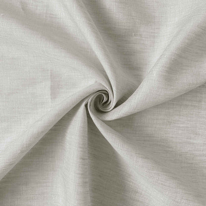 Fabric Pandit Fabric Smoke Grey Plain Premium 60 Lea Pure Linen Fabric (Width 58 Inches)