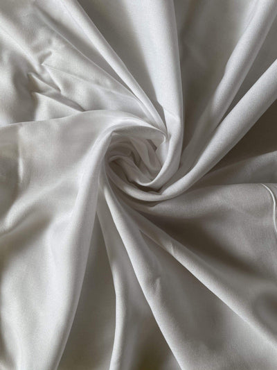 Fabric Pandit Fabric White Color Pure Rayon Fabric