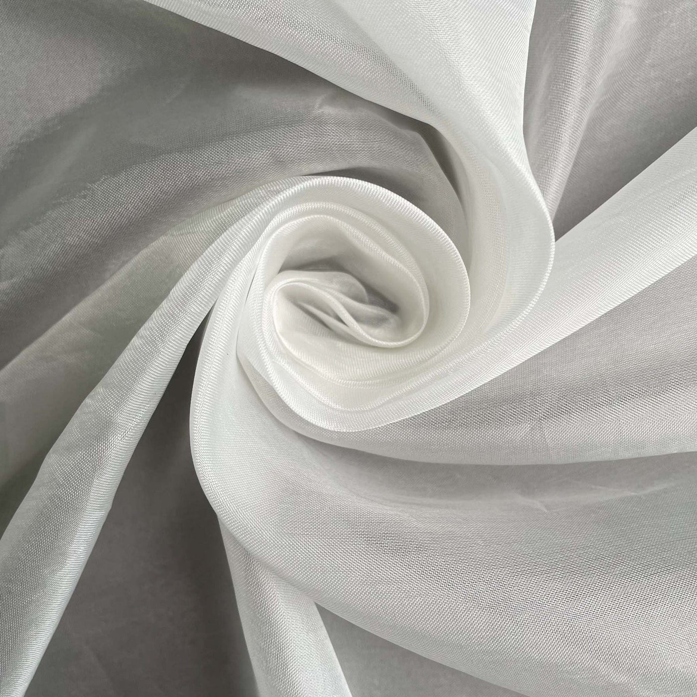 Fabric Pandit Fabric White Dyeable Pure Bemberg Murmur Silk Plain Fabric (Width 44 Inches, 38 Gms)